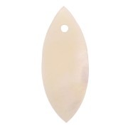 Sequins navettes en nacre 22x9 mm x10|raw }}