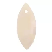 Sequins navettes en nacre 22x9 mm x10
