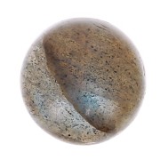Cabochon rond 5 mm en pierre gemme - Labradorite x1