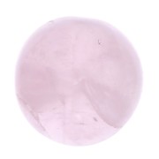Cabochon rond 5 mm en pierre gemme - Quartz rose x1