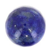 Cabochon rond 5 mm en pierre gemme - Lapis lazuli x1