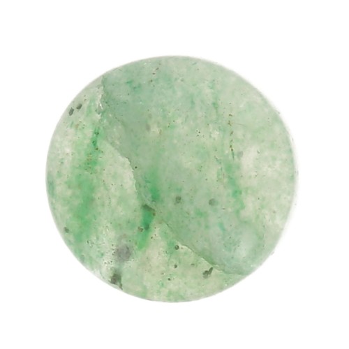 Cabochon rond 5 mm en pierre gemme - Aventurine x1