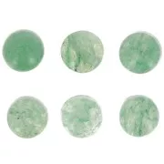 Cabochon rond 5 mm en pierre gemme - Aventurine x1