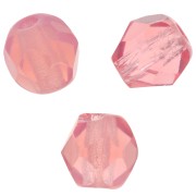 Facettes 4 mm Milky Pink Mat x50|raw }}