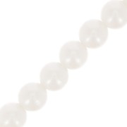 Perles rondes nacrées Preciosa - Round Pearl Maxima 4 mm - Pearlescent White x30