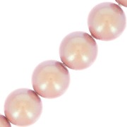 Perles rondes nacrées Preciosa - Round Pearl Maxima 8 mm - Pearlescent Pink x10|raw }}