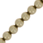 Perles rondes nacrées Preciosa - Round Pearl Maxima 4 mm - Light Green x30|raw }}