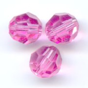 Perles rondes  PureCrystal 5000 4 mm Rose  x20