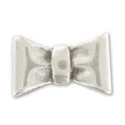 Poussoir pour lacet 5 mm noeud argenté vieilli x1