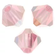 Perles toupies Preciosa - Rondelle Bead 4 mm - Pink Sapphire AB 2X x30