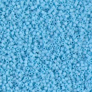 Miyuki Delica 15/0 DBS0879 - Mat Opaque Turquoise Blue AB x5g