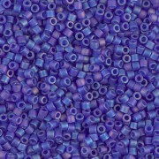 Miyuki Delica 10/0 DBM0864 - Mat Transparent Cobalt AB x8g|raw }}