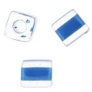 Cubes Miyuki 4 mm SB4-238 - Crystal Blue Lined x10g
