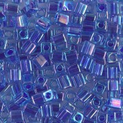 Cubes Miyuki 4 mm SB4-353 - Cobalt Lined Sapphire AB x10g