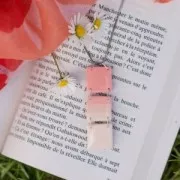 Pâte de modelage sans cuisson WePam Rose Dragée x145gr