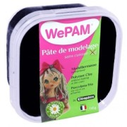 Pâte de modelage sans cuisson WePam Noir x145gr|raw }}