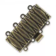 Fermoir 4 rangs 25x15 mm bronze x1