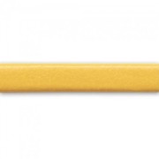 Lacet cuir reconstitué double-face 3 mm Jaune x1m