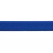 Lacet cuir reconstitué double-face 3 mm Bleu x1m