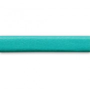 Lacet cuir reconstitué double-face 3 mm Turquoise x1m