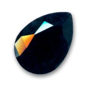 Cabochon PureCrystal 4320 14x10 mm Jet x1|raw }}