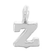 Breloque lettre alphabet 8 mm avec anneau fermé - Z - Argent 925 x1