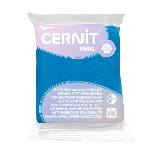 Pâte Cernit Pearl - Bleu (n°200) x56gr