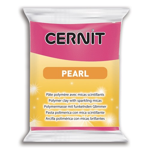 Pâte Cernit Pearl - Magenta (n°460) x56gr