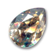 Cabochon PureCrystal 4320 14x10 mm Crystal Golden Shadow x1