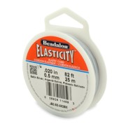 Fil élastique Elasticity 0.5 mm - Argenté satin x25m|raw }}