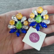 Serti griffe pour cabochon PureCrystal 4320 14x10 mm - Argenté x1