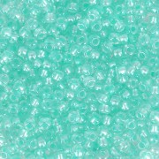 Preciosa Perles rocailles 11/0 2 mm - Pearl Pastel Lining - Green x20g|raw }}