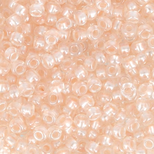 Preciosa Perles rocailles 11/0 2 mm - Pearl Pastel Lining - Salmon Sfinx x20g
