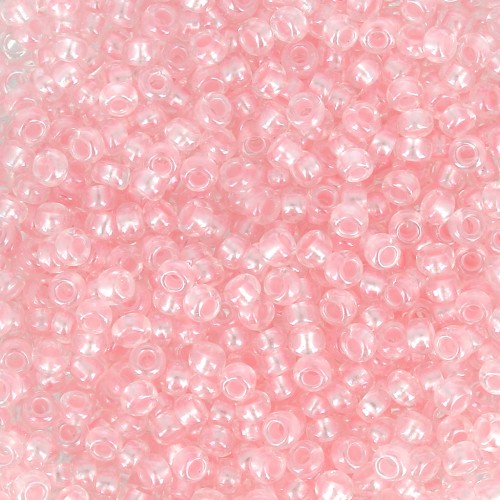 Preciosa Perles rocailles 11/0 2 mm - Pearl Pastel Lining - Pink Sfinx x20g