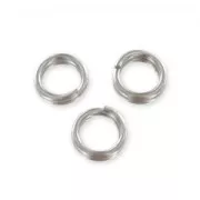 Anneaux doubles 5x0.7 mm en Acier inox x100