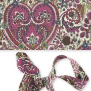 Biais en tissu Liberty - Kitty Grace - Prune x1m