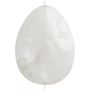 Perle nacre goutte 24x18 mm - Blanc nacré x1