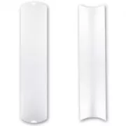 Berlingot en carton 25x6,5x2 cm Blanc x1