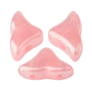 Perles en verre Hélios® par Puca® 6x10 mm - Rose Opal Luster x10g|raw }}