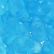 SuperDuo 2,5x5 mm Aquamarine Mat x10g