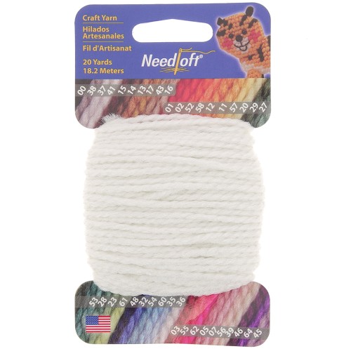 Cordon en nylon pour plastic canvas - 2 mm - Blanc x18.2m