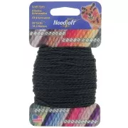 Cordon en nylon pour plastic canvas - 2 mm - Noir x18.2m