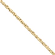 Chaîne maille paloma 1,3 mm Doré à l'or fin x1m