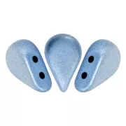 Perles en verre Amos® par Puca® 5x8 mm - Light Blue Metallic Mat x10g