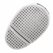 Fermoir aimanté 16x10 mm pour lacet 5 mm - Placage Argent fin vieilli x1