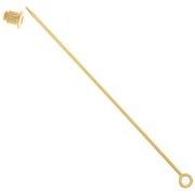 Fibule anneau 65 mm doré x1