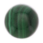 Cabochon rond 8 mm en pierre gemme - Malachite x1|raw }}