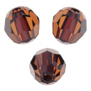 Rondes PureCrystal 5000 4 mm - Smoked Amber x20|raw }}
