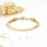 Embouts pour cordon 5 mm - Doré à l'or fin x4