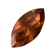 Navette PureCrystal 4228 10x5 mm - Smoked Amber x1|raw }}